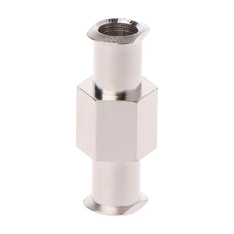 

New 1pcs Luer Lock Adapter Coupler Nickel Plated Brass Female to Female Fittings Connector with 4mm Aperture