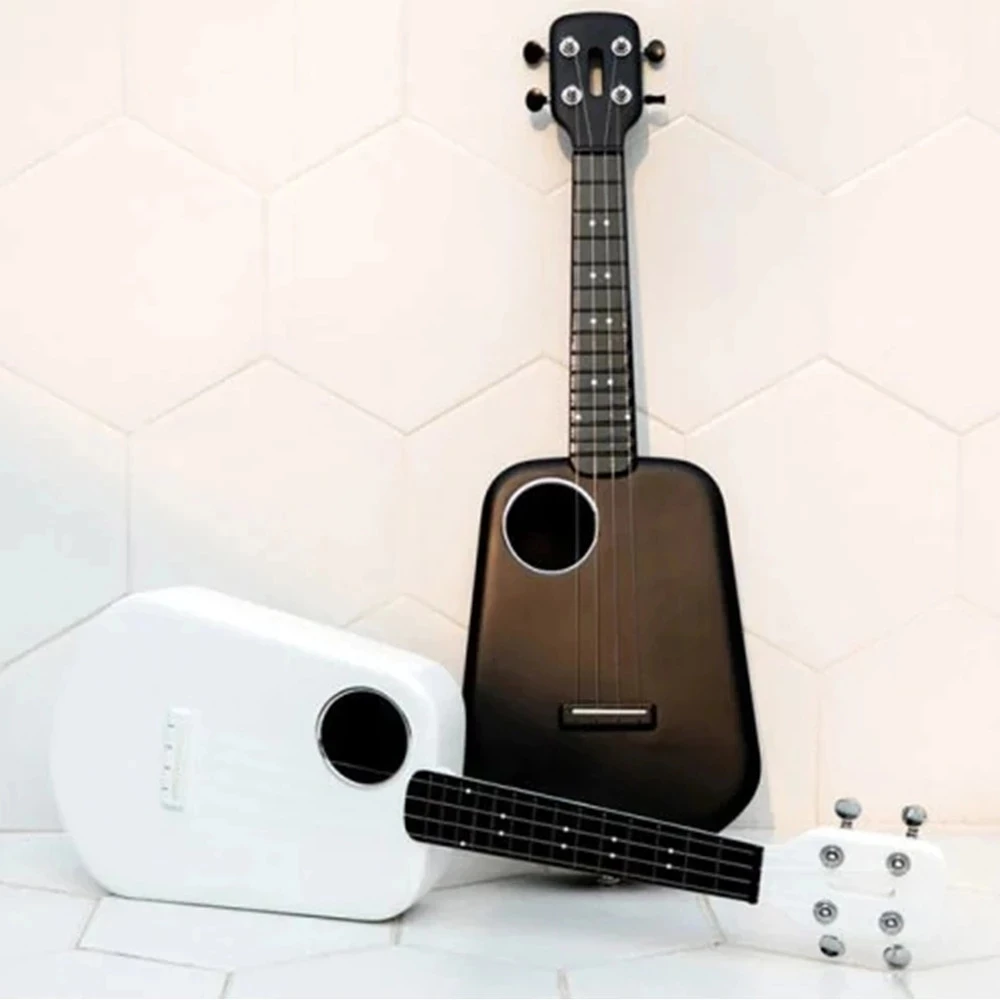 

2021 Populele 2 LED App Control USB Smart Ukulele 4 Strings 23 Inch Ukulele Concert ABS Fingerboard Acoustic Electric Guitar