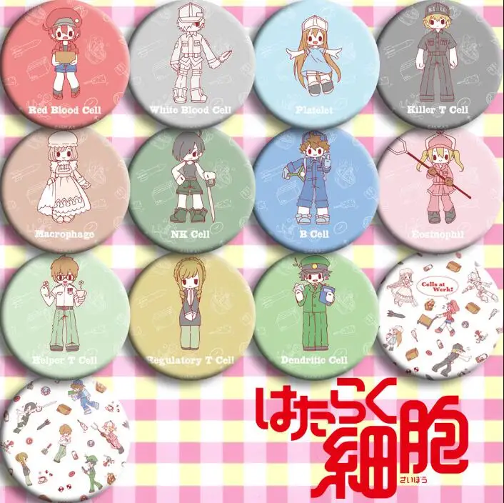 11 шт./1 партия брошь в виде клетки крови | Игрушки и хобби