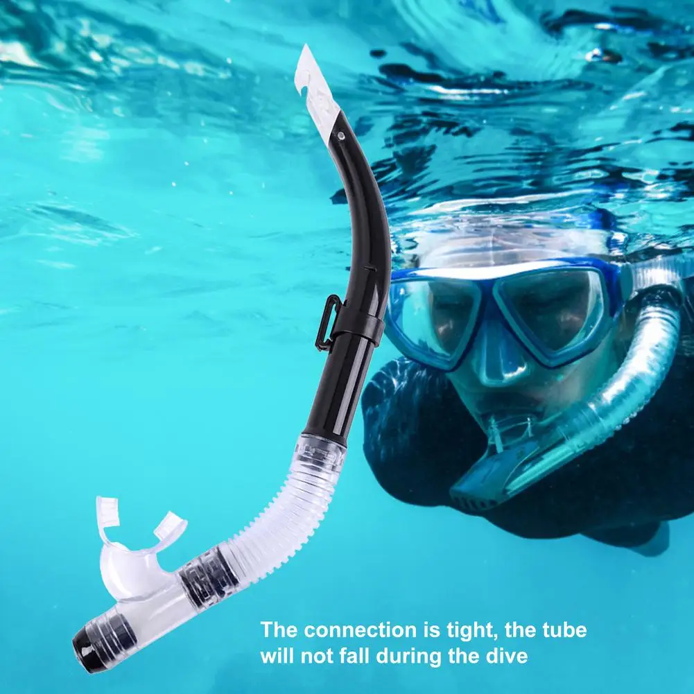 

Diving Dry Snorkel Tube Splash Guard And Top Valve Semi-dry Breathing Tube Hose For Water Sports Equipments