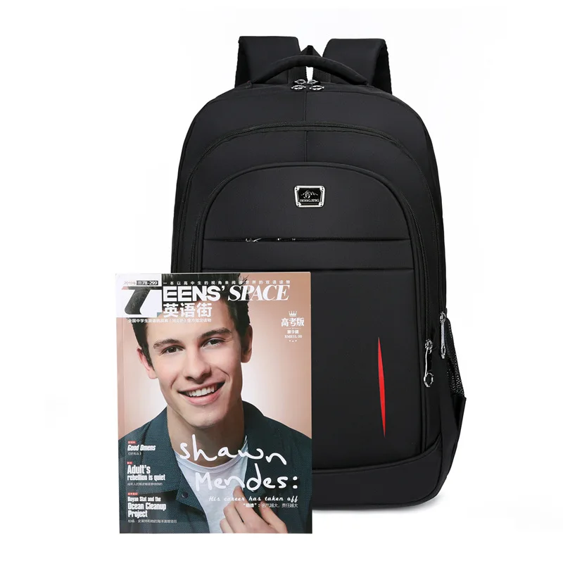 17 inch Multifunction Business Backpack Male Student School Bag Travel Men's Large Capacity Computer Backpack