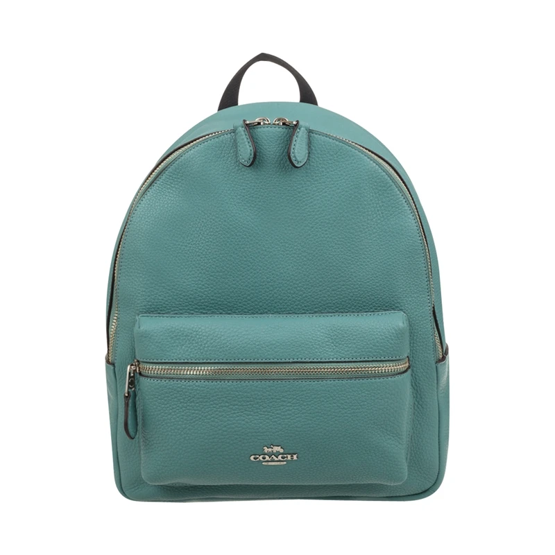 Coach Medium Charlie рюкзак из кожи с галькой F30550/F39196/F66935/F66853 - Цвет: greenF30550SVMR