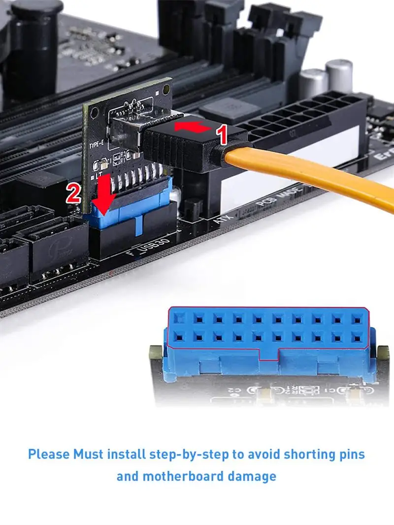 заголовок usb адаптер тип c usb 31 спе