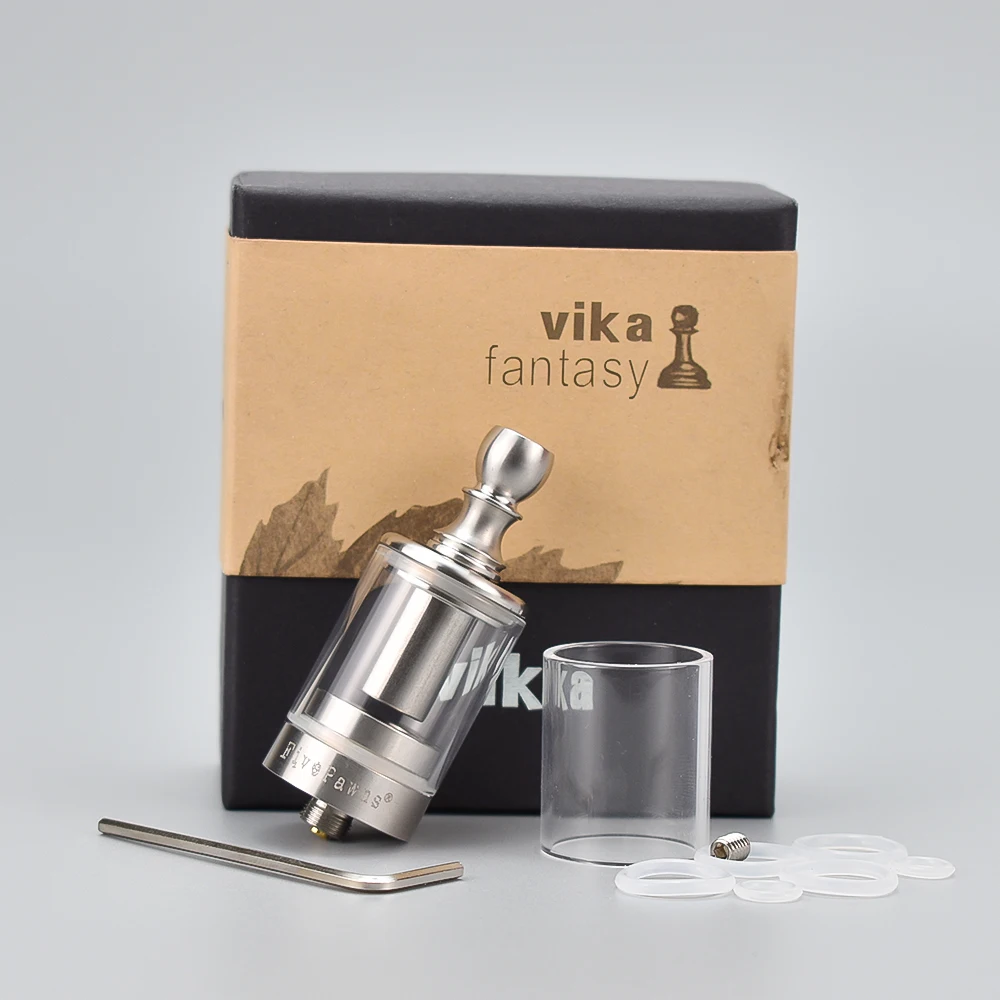 vika fantasy Holy Grail Tank 3ml capacity 316 stainless steel 22mm Diameter 510 thread Electronic Cigarette Atomizer
vika fantasy Holy Grail Tank 3ml capacity 316 stainless steel 22mm Diameter 510 thread Electronic Cigarette Atomizer