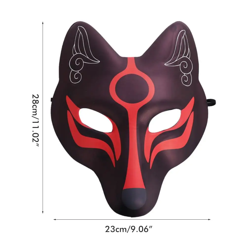 Накладка на лицо лисы в японском стиле для Хэллоуина головной убор из японского