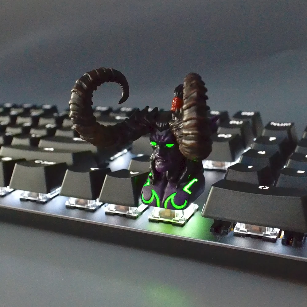 Колпачки для клавиш World Of Warcraft Illidan из смолы с подсветкой переключателя Cherry Mx