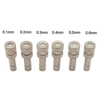 low pressure misting cooling system atomizing nozzles 6mm slip lock quick connectors humidify watering landscaping sprayer 50pcs
