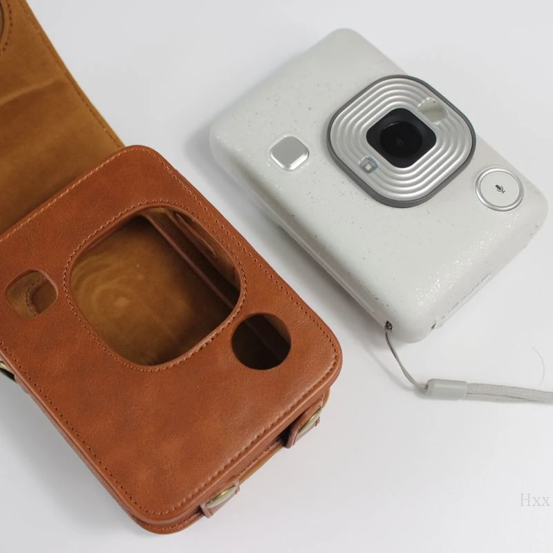 Высококачественная сумка из искусственной кожи в кожаном футляре для Fuji Fujifilm Instax Mini Liplay Kit