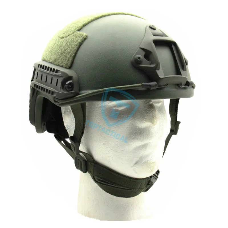 

New Design High Cut ACH Tactical Ballistic Bulletproof FAST Helmet PE Safety Military Army Helmet NIJ Level IIIA 3A