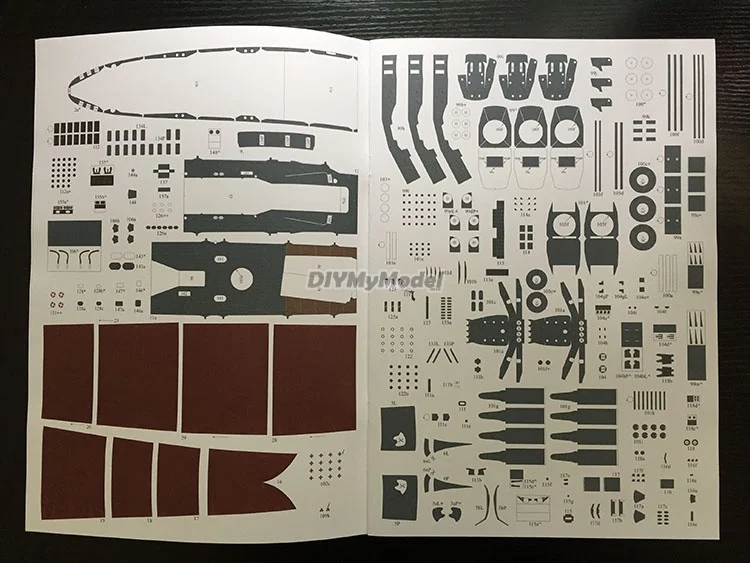 DIYMyModeI IJN amatsukaze1:200, BRICOLAJE, manualidades, Kit de modelos de papel, rompecabezas de juguete hechos a mano, regalo, utillaje de pel&iacute;cula-1