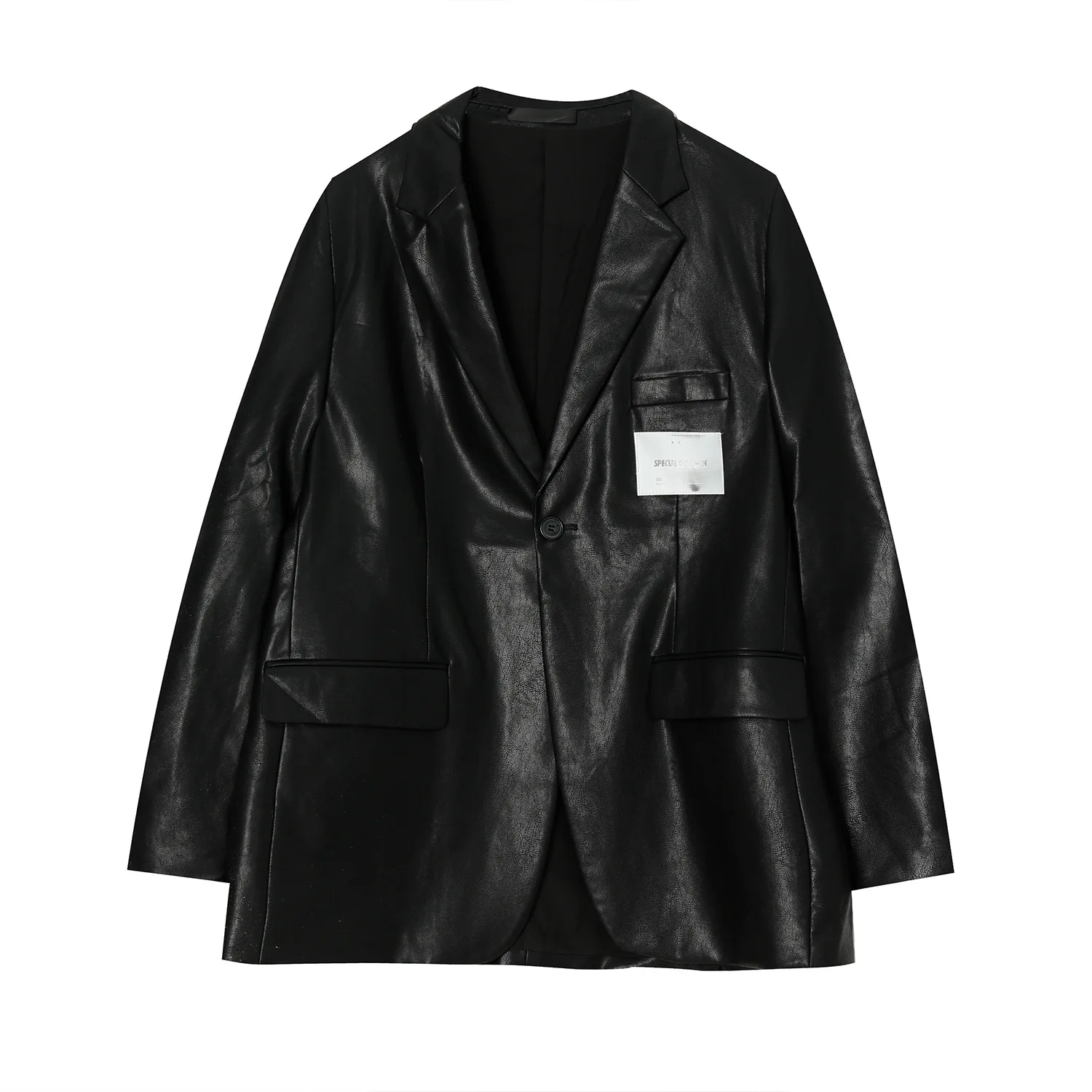 

Mtl|2021 autumn and winter new products Korean casual black leather jacket fashion