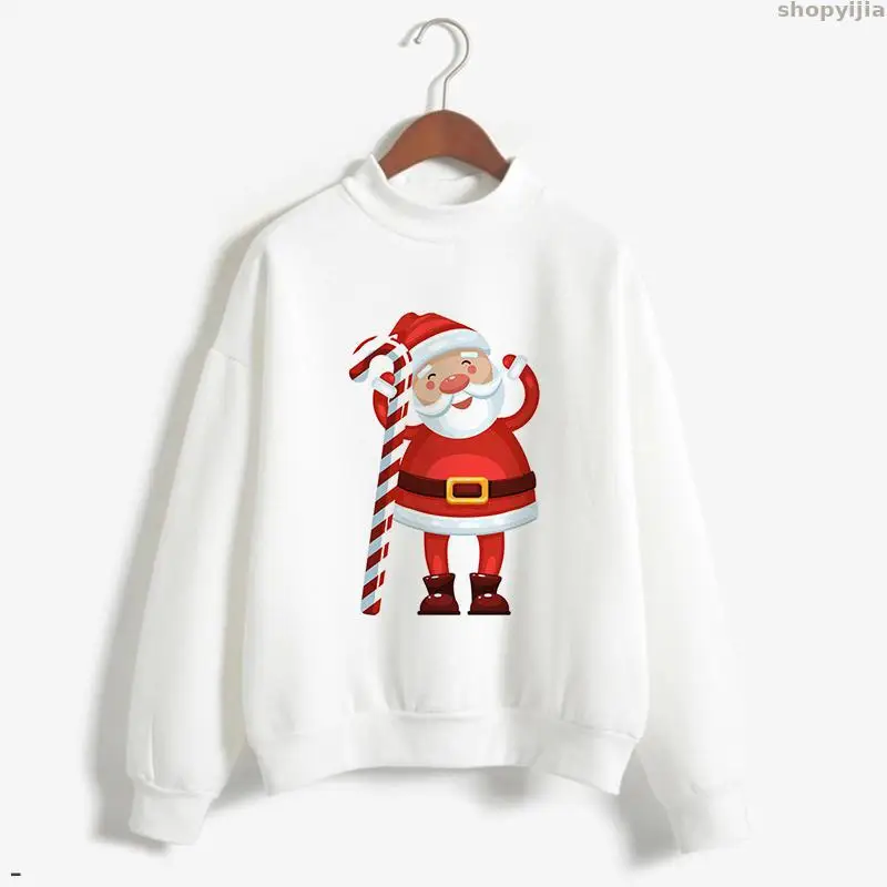 New Product Lady Viper Harajuku Year Pullover Christmas Sweater Black Long Sleeve Women Female Clothes Plus Size Winter | Женская одежда