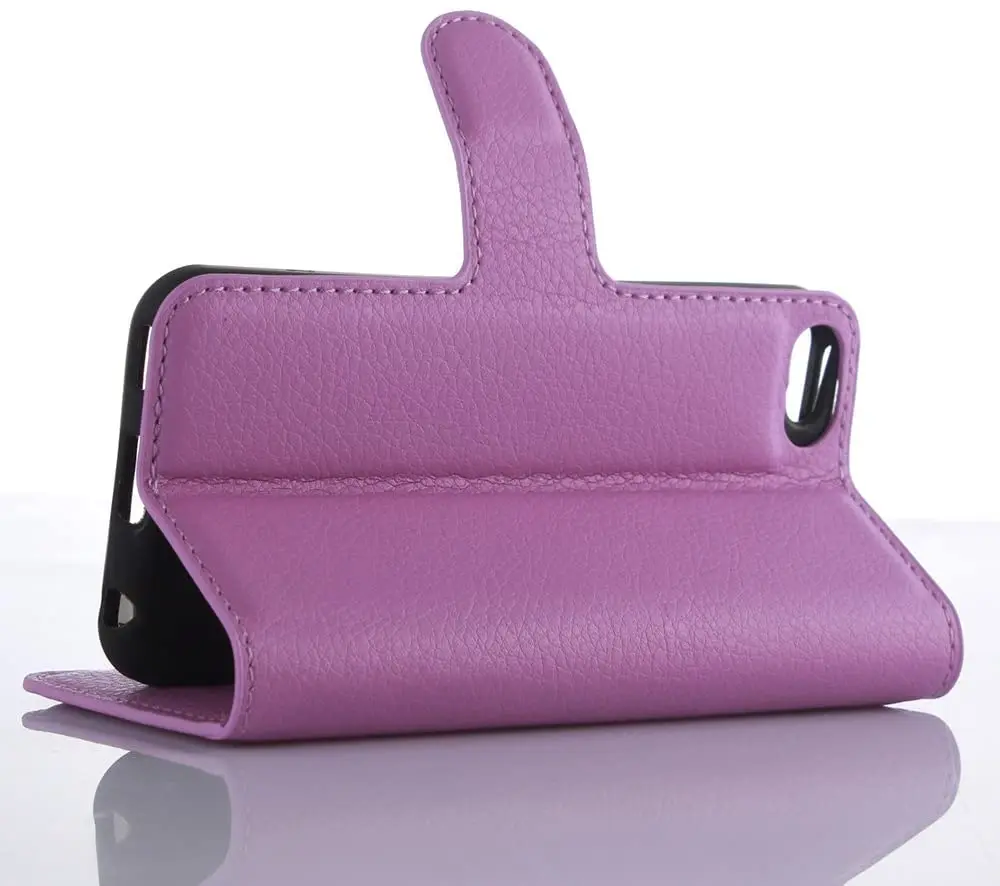 

Leather Case for iPod Touch 7th 6th 5th Generation (2020-2012 Models of iPod) - Protective Cover Case with Pockets