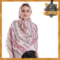 popular spring 2021 new style muslim hijabs scarvesscarf women stripe scarf hijab wraps 70x180cm shawls headband thin soft