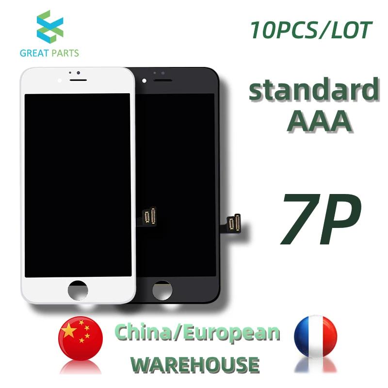 GREAT PARTS 10PCS Grade AAA Pantalla For iPhone 7 Plus LCD Display Touch Screen Assembly Replacement 5.5 inch ecran | Мобильные