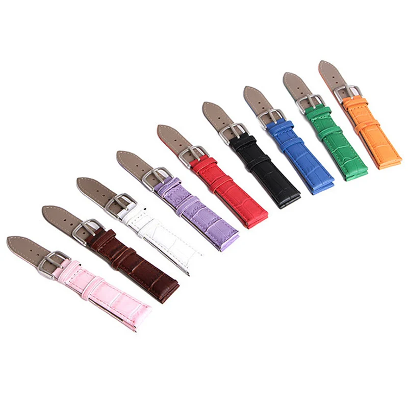 Ремешок из натуральной кожи для наручных часов аксессуары коричневый браслет 12