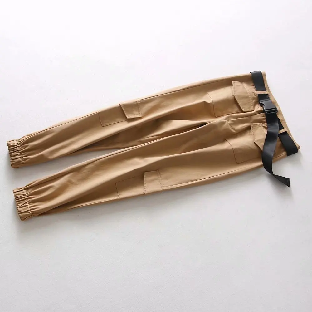 

Streetwear Cargo Pants Women Harajuku High Waist Joggers Sweatpants Summer Autumn Bf Style Carrot Hip Hop Casual Trousers