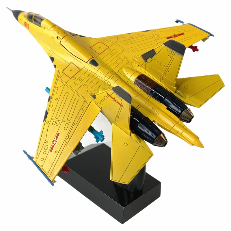 J-16 многоцелевой истребитель литья под давлением 1:100 F-16 сплав модель самолета