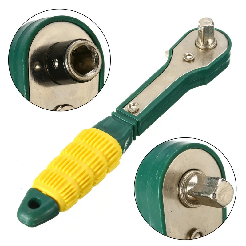 

Sheet Metal Tools Mini Rapid Ratchet Socket Wrench 1/4 Head High Quality Anti Rust Screwdriver Spanner Repairing Tools