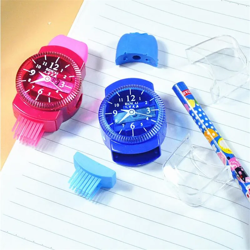 1 шт. точилка для карандашей с ластиком Милая партия острый карандаш оптом и в