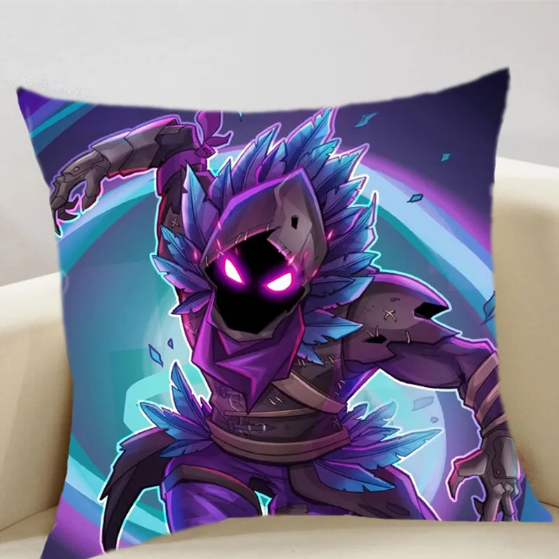 Новая игра битва ворон Ретро стиль хлопковая Наволочка на подушку 35x35 см