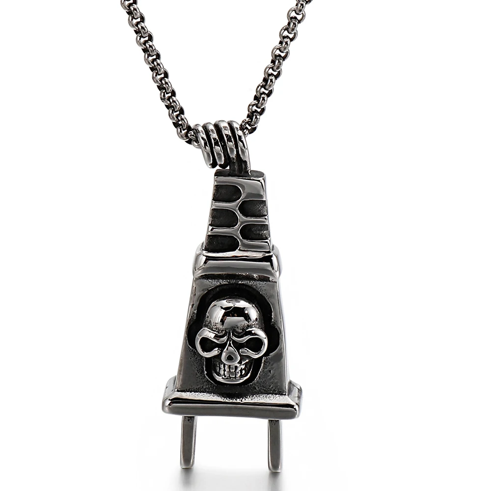 Ожерелье мужское из нержавеющей стали 316L в стиле панк рок|Ожерелья с подвеской| |