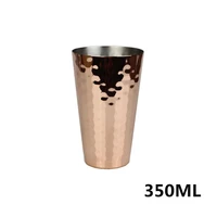 coffee mug cups 304 stainless steel copper cocktail food juice tea drink bear cup ice bucket