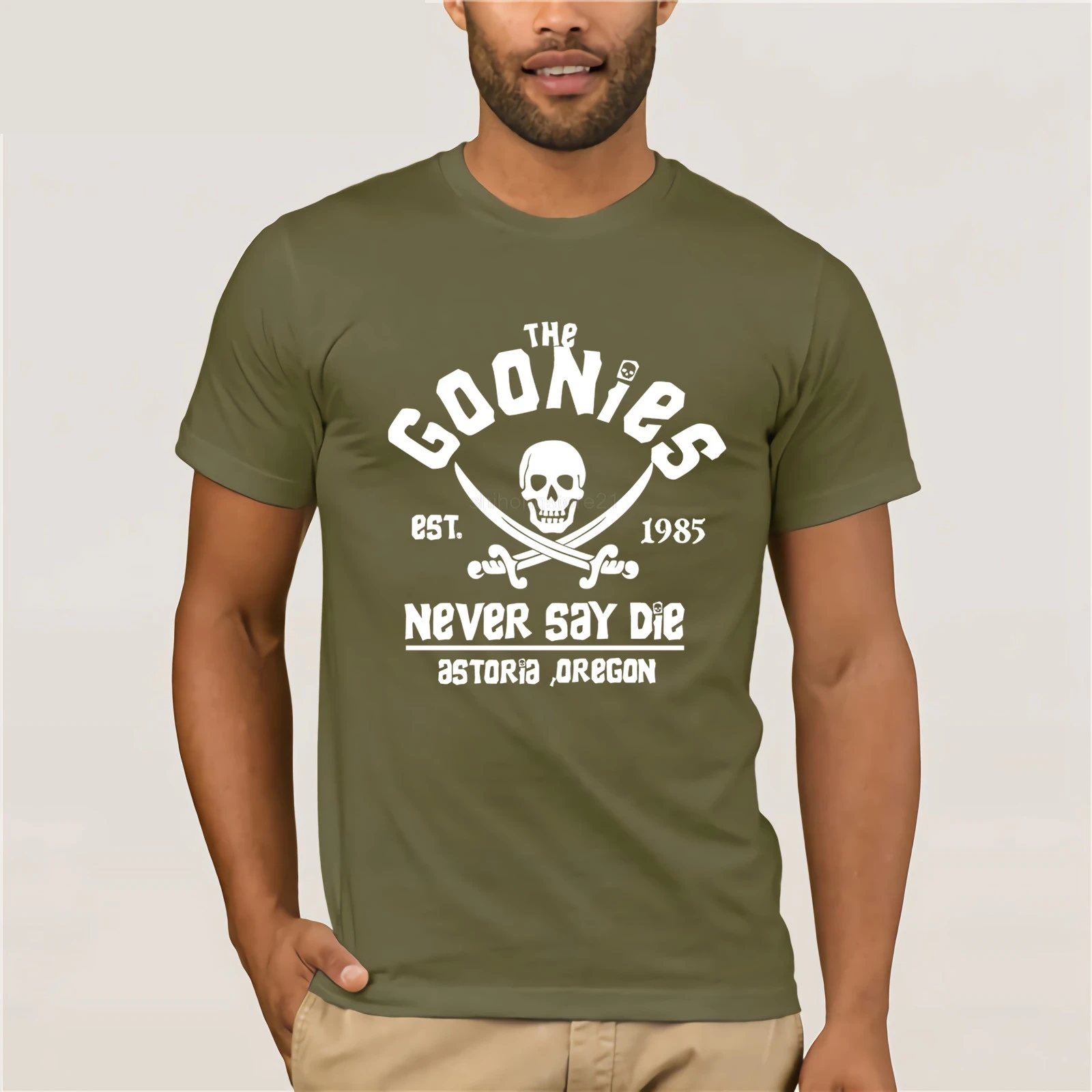 Мужские футболки goonies of astoria футболка с пиратским черепом homme один предмет королем