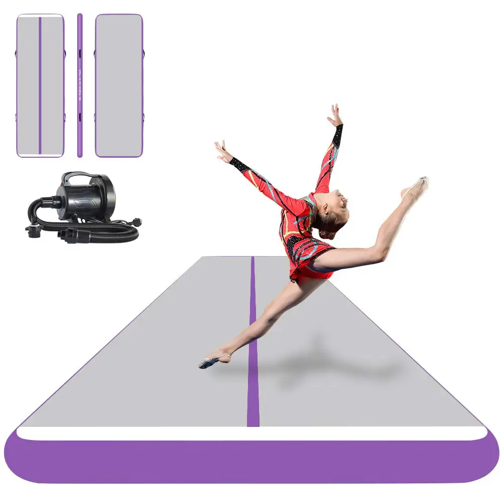 

Free Shipping 13x2x0.2m Track Air Mats Gymnastics Inflatable Air Tumbling Mat Gymnastics Training Mat with Electric Air Pump