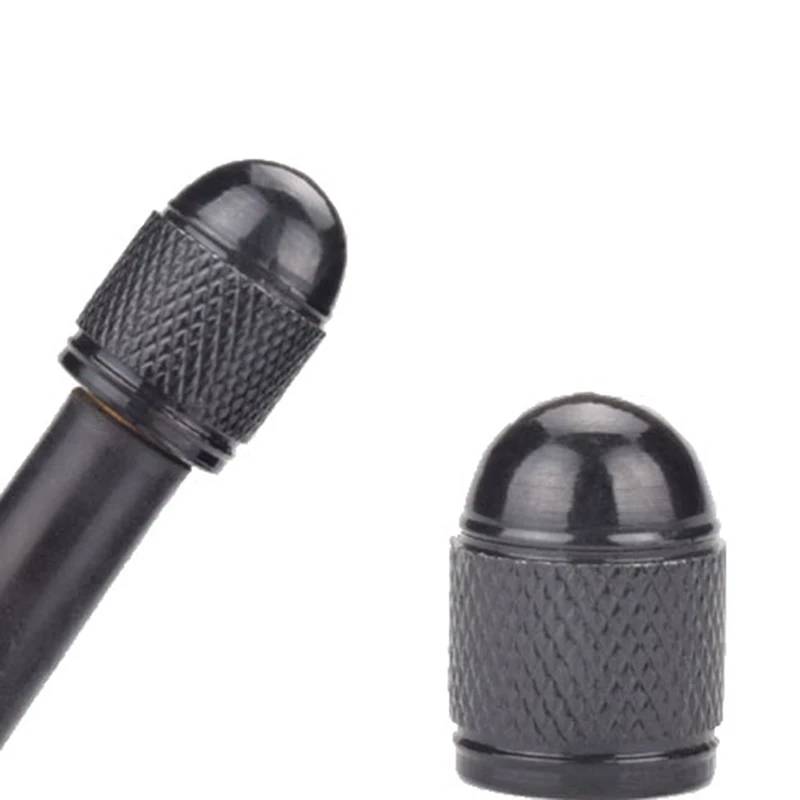 

2Pcs Air Port Cover Tire Rim Valve Wheel Stem Caps Dustproof Cover Car Styling Accessories Aluminum Bullet Car Truck