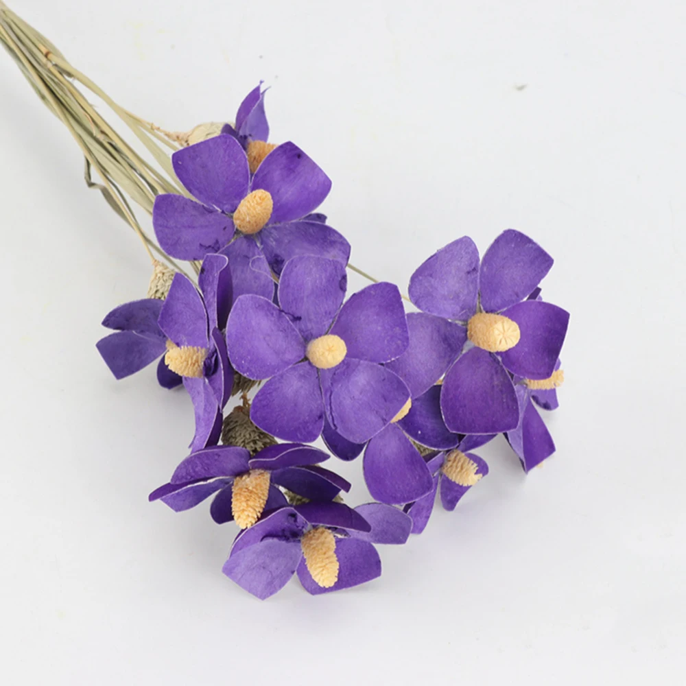 

12 Pcs Natural Flower Violet Bundle Preserved Flower DIY Flower Wedding Decoration