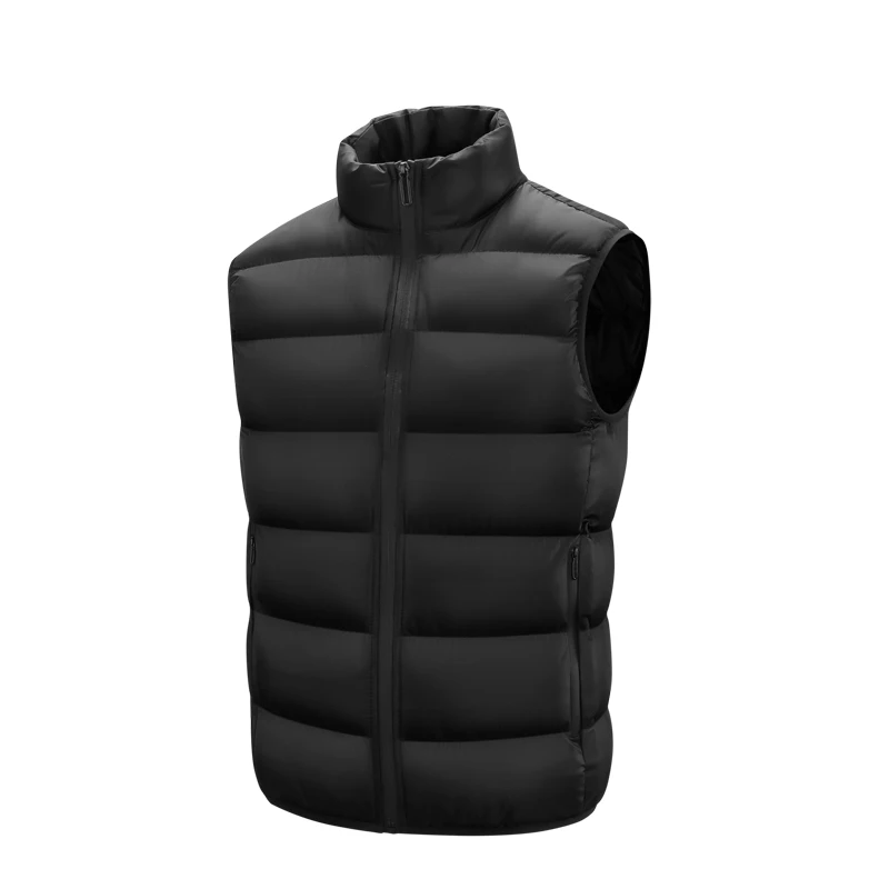 Корейский осенне-зимний мужской жилет большого размера брендовый пуховой из