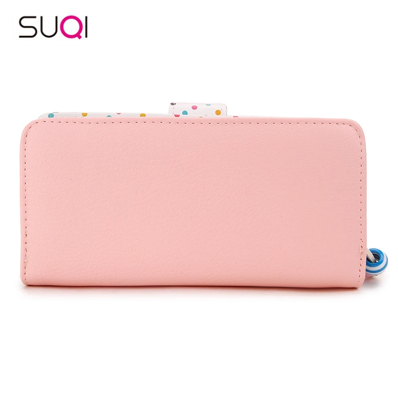 Прекрасный женский кошелек для девочек-подростков модный кожаный бумажник