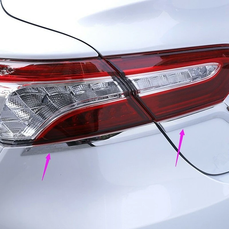 Для Toyota Camry LE XLE 2018 2020 хромированный задний светильник с крышкой для