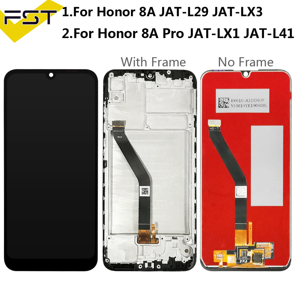 Оригинальный 6 09 &quotдисплей для Huawei Честь 8A ЖК JAT L29 дисплей с сенсорным экраном