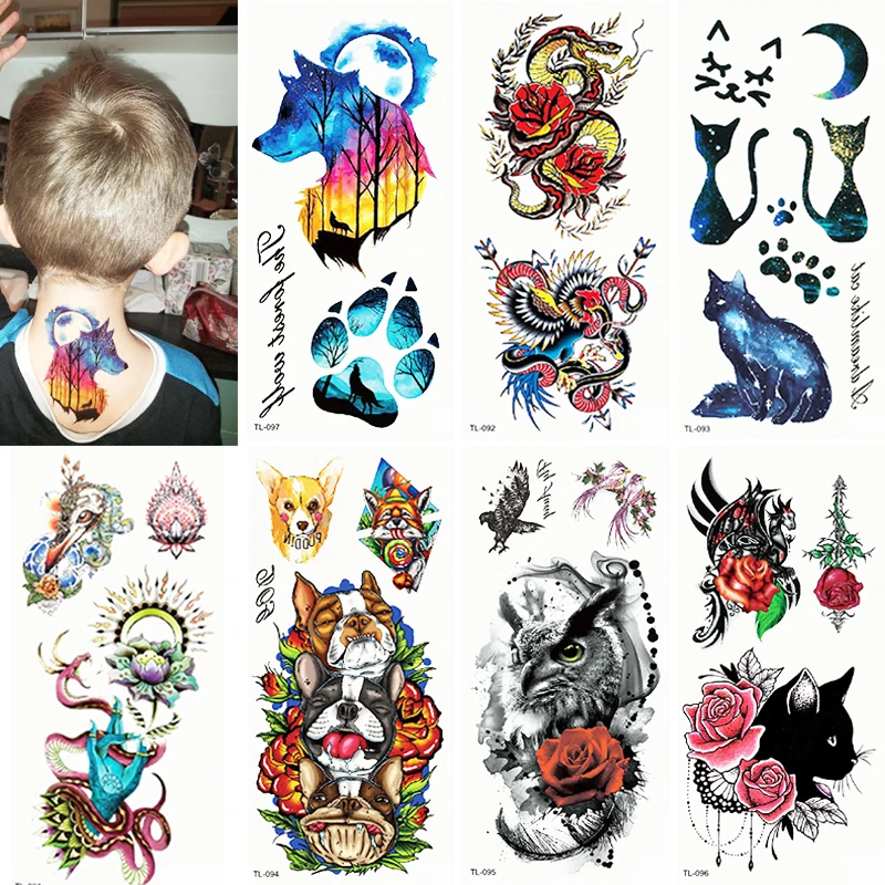 

Temporary Tattoo Sticker Waterproof Fashion Women Men Japanese Geisha Warrior Samurai Fake Body Art Children Adult Hand Tattoo