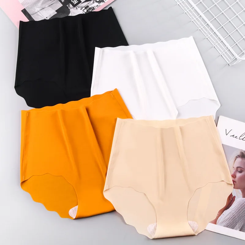 1 шт. женские брюки с высокой талией многоцветный Four Seasons бесшовные Ice Silk