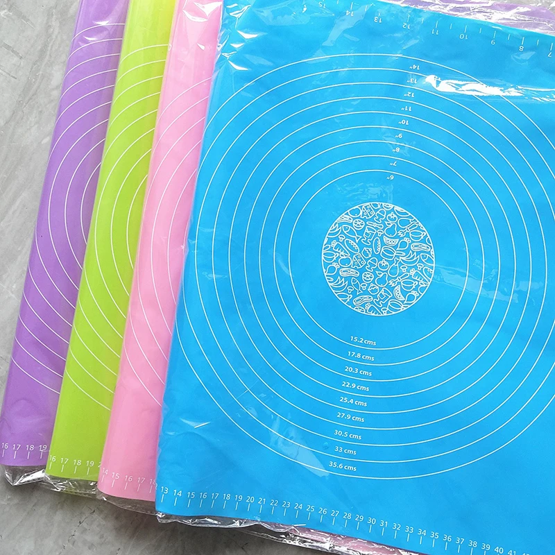 

Multifunctional Bold Table Mat Silicone Baking Insulation Pad Baby Place Mat Kneading Chopping Board Operating Table Nonslip Mat