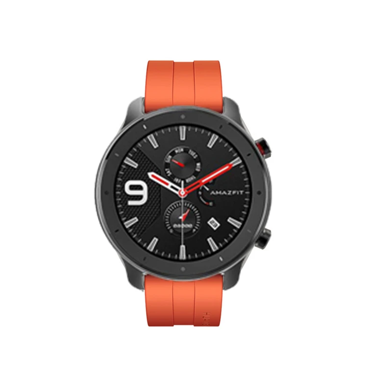 FIFATA 22MM Colorful Soft Silicone Watch Band For Xiaomi Huami Amazfit GTR 47MM/Stratos/Huawei GT/GT2 46mm Smart Watch Wristband