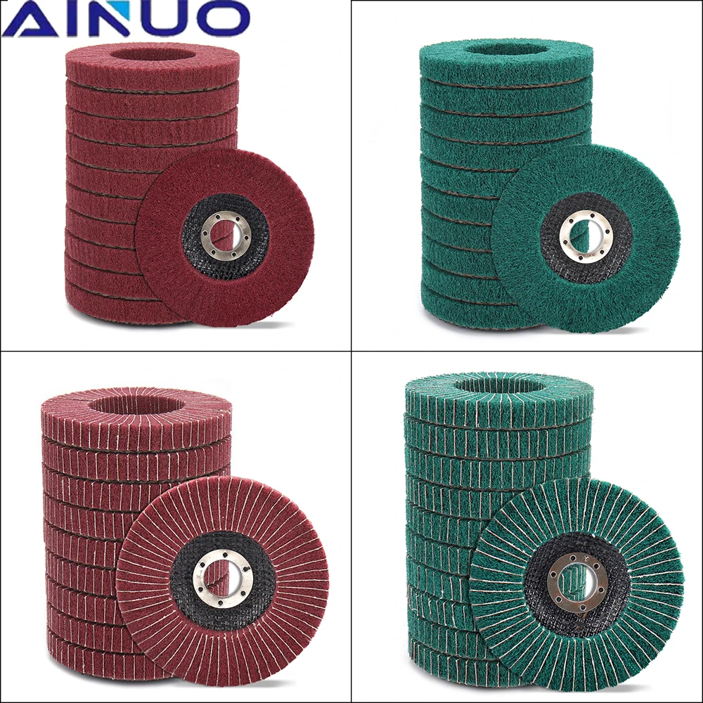 Полировальный круг с клапаном из нейлонового волокна 5 дюймов нетканый