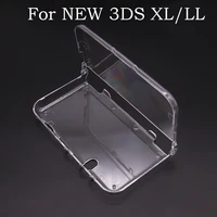 for nintend new 3ds xl ll plastic clear crystal protective hard shell skin case cover for nintend new 3ds xl ll console games