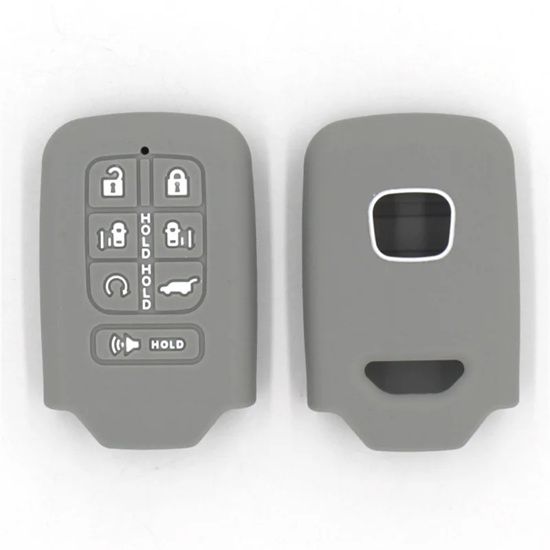 Силиконовый чехол без ключа для автомобиля 6/7 кнопок Honda Civic Accord Pilot odysley Freed Elysion MPV