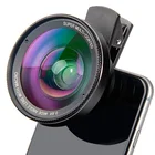 Макрообъектив TOKOHANSUN 4K HD 15X для смартфона, антиискажение, 0.6x широкоугольный объектив, оптическое стекло, Фотокамера, комплект
