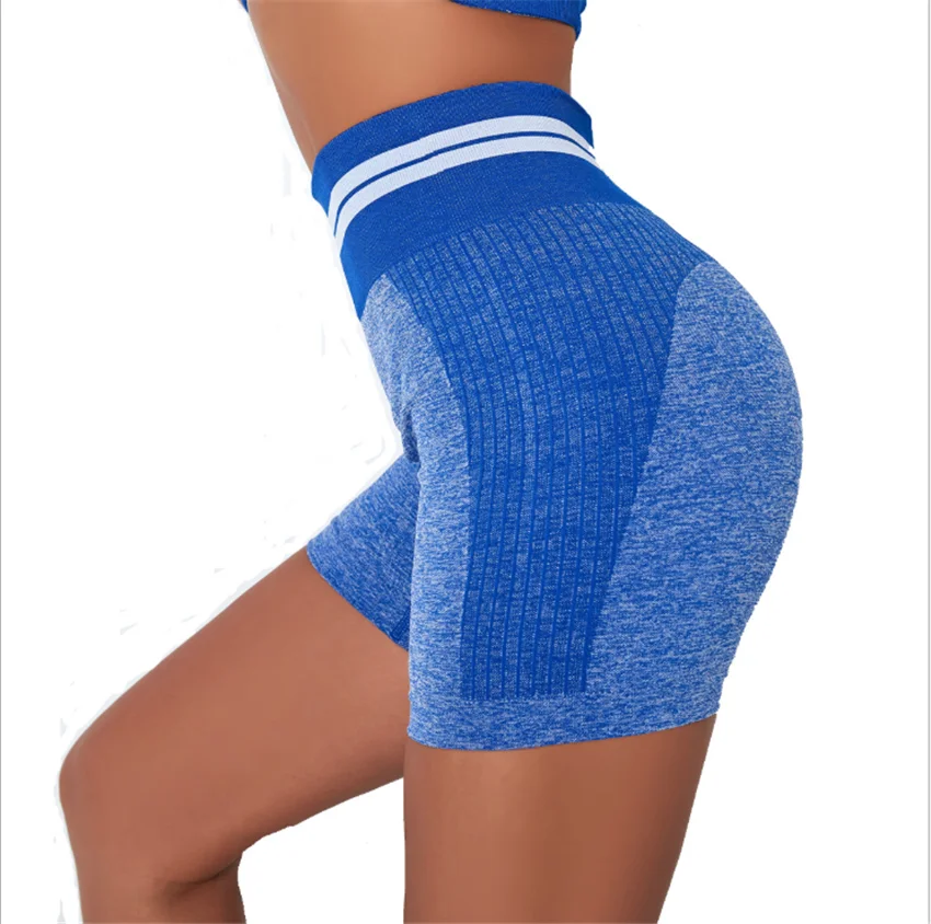 

2020 hot sale new yoga shorts seamless tight hip yoga pants high waist hip hip fitness outdoor sports shorts DS76
