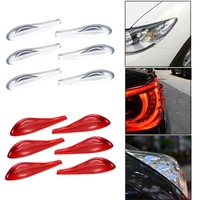 6 pieceset 2colors car tail light save gasoline reduce wind noise anti collision car tail light sticker