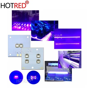 Ультрафиолетовые светодиодные лампы LG, 20 Вт, 40 Вт, 80 Вт, 120 Вт, чипы для ультрафиолетовых ламп, модуль COB нм, 40*40, медная печатная плата для 3D-принтера сделай сам