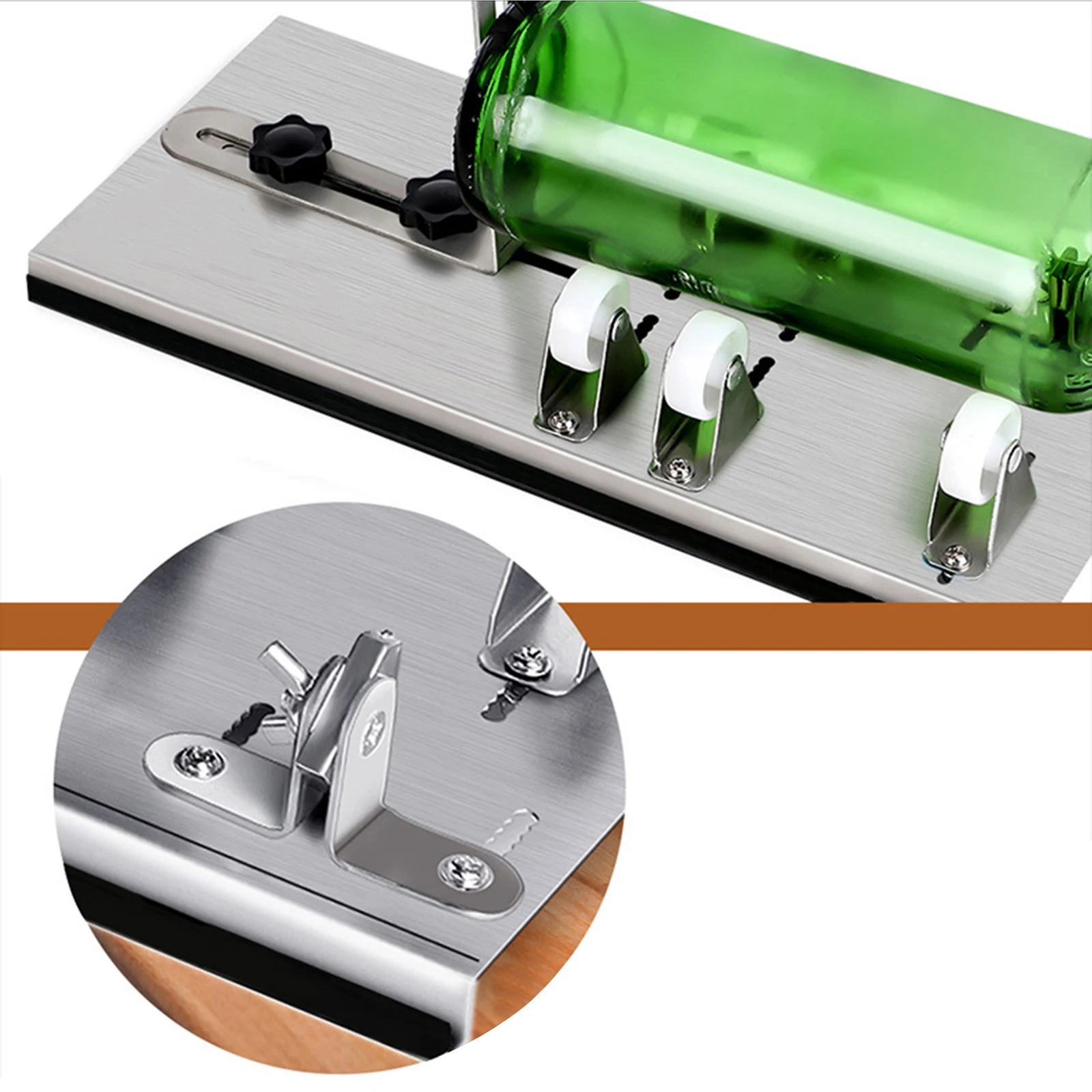 

profession Glass Bottle Cutter, Round Bottle Cutting Machine, Wine Bottles and Beer Bottle Cutter Tool with Accessories Tool Kit