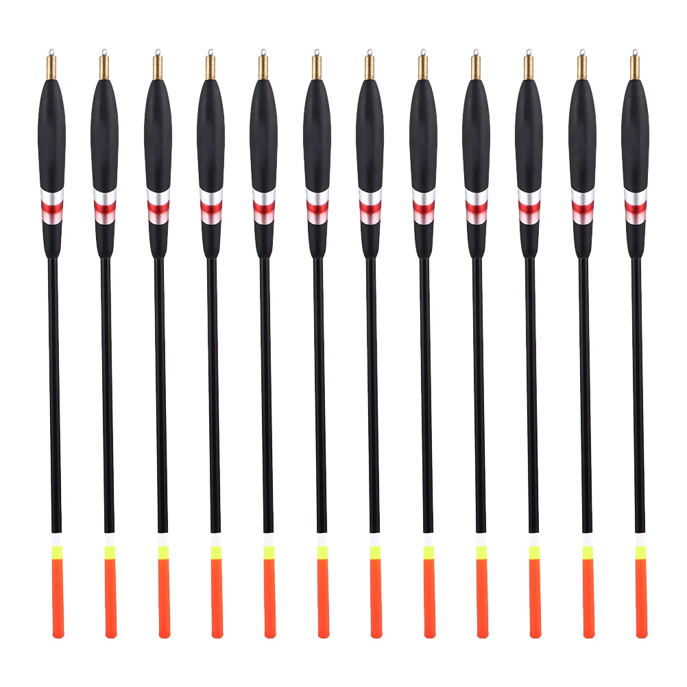 

12Pcs Drift Floats Fishing Accessory Floats Fishing Floats Wood Fishing Floats
