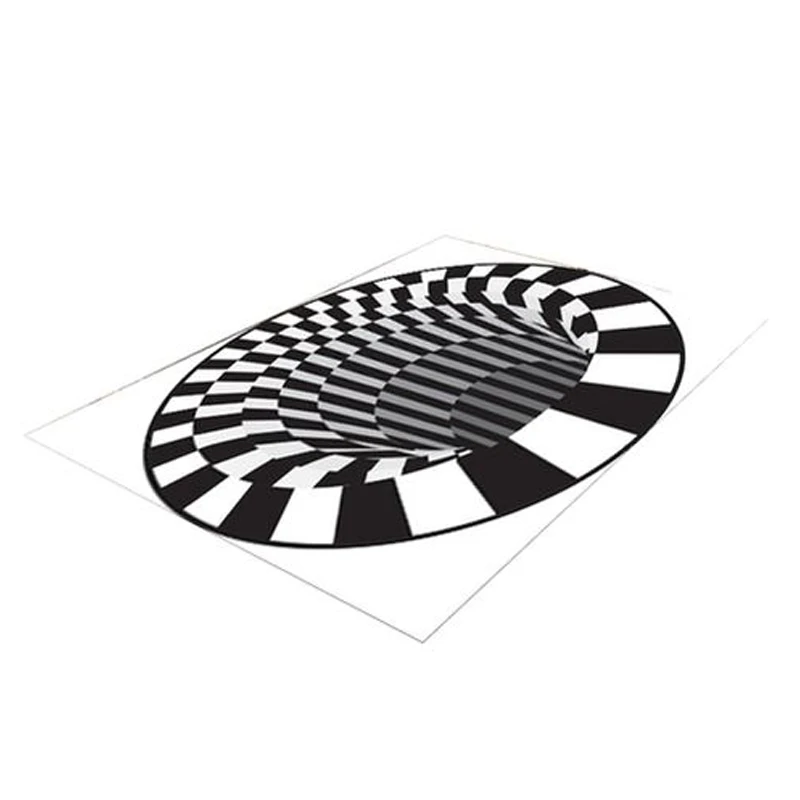 

Cross-border 3d printing living room carpet Nordic bedroom bedside blanket simple coffee table blanket