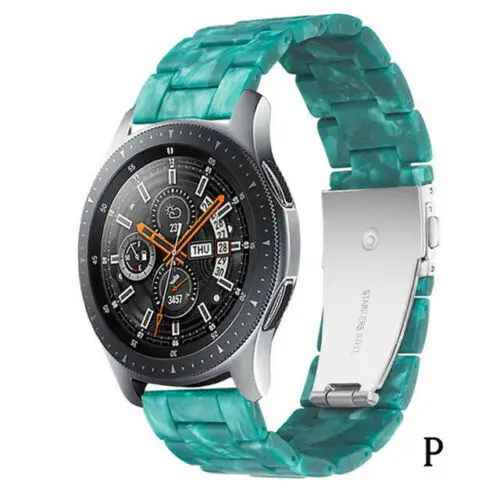 P Быстросъемный резиновый ремешок для часов для samsung Galaxy Watch S3/S2 Galaxy 42 мм/46 мм/gear S3/S2/Active Ticwatch 2/E - Цвет ремешка: P